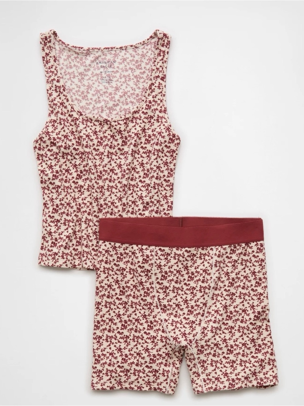 3 American Eagle Boy Short + Tank Lounge Sets Size M - Picture 6 of 11